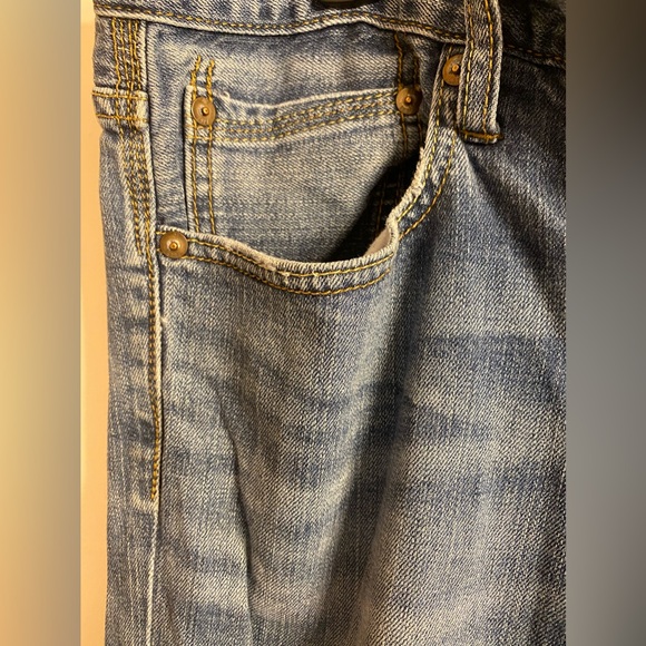 American Eagle Jeans Mens 36x34 Blue Skinny Medium Wash Denim - Picture 5 of 9